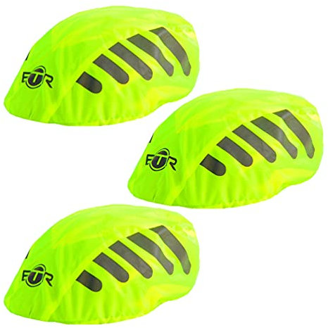 BTR fahrradhelm regenüberzug. Helm Cover x 3. Wasserdichter regenhaube fahrradhelm. Regenschutz für fahrradhelm. Gelb