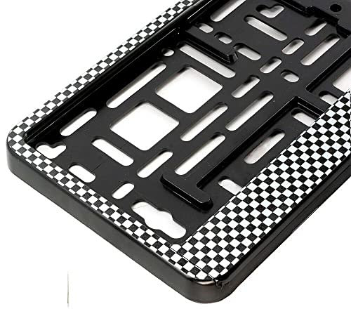 KHK 46-Line 09 Kennzeichenhalter Race HP für Kurze Kennzeichen 46cm (2 Stück) inkl. Befestigungsschrauben und Dokumentenhülle