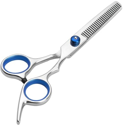 Dog Thinning Shears,Dog Grooming Thinning Blending Scissor with Safety Round Tips, Heavy Duty Titanium Stainless Steel, Professional Dogs Cats Pets Grooming Shears