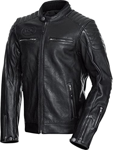 John Doe Motorradjacke mit Protektoren Motorrad Jacke Storm Lederjacke schwarz XXL, Herren, Lifestyle, Ganzjährig