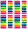 OWLKELA Seitenmarker Selbstklebend 1600 Stück,Klebezettel,Page Marker, Sticky Notes, Haftnotizen zum Markieren und Hervorheben von Seiten [2 Designs, 8 Farben] Schreibbar, Repositionierbar