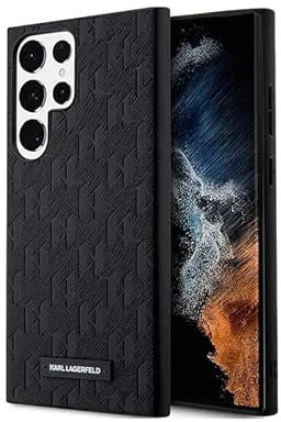 KARL LAGERFELD Hülle KLHCS23LSAKLHPK S23 Ultra S918 hardcase schwarz Saffiano Mo
