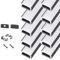 StarlandLed Schwarze Aluminiumkanäle 10 Stück 10x1M für LED-Lichtleisten, Schiene Profil Aluminum, U-Schiene mit Abdeckungsdiffusor und komplettem Montagezubehör, 1 Meter Segmente …