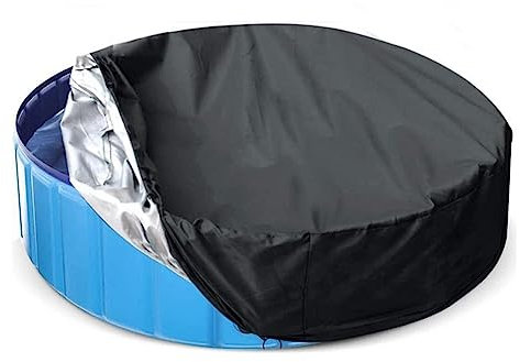 Starnearby Bâche 4 Saisons pour Piscine Hors Sol, Couverture Piscine Ronde Hors Sol, Bâche Protection pour Piscine Ronde, Couverture de Protection pour Réservoirs, Spas, Piscines Hors Sol