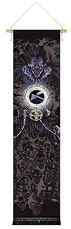 Hanging Poster Canvas Wall Art Banner Anime Death And Note Ryuk Ghost Canvas Anime Characters Punk Dark Gothic Style Tapestry For Wall Decor Hanging Tapestry Decoration For Room,Dorm Anime Lovers