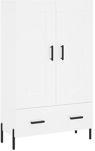 vidaXL Highboard Weiß 69,5x31x115 cm Holzwerkstoff