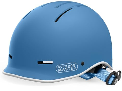 OutdoorMaster Toddler Helmet, Toddler Bike Helmet, Bike Helmet for Youth Boys & Girls, Kids Helmet with Visor, Dial Fit Adjustment Ventilation Multi-Sport Helmet for Bicycle Skate Scooter Longboard