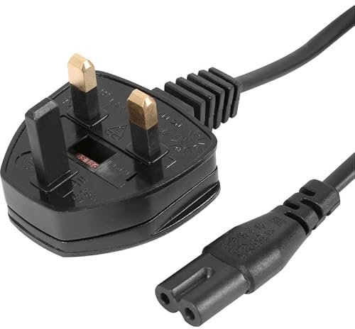 Beezie 2 PIN Fig 8 UK Plug Cable Lead Power Cord for Canon AC-PS800 CB-2LAE CB-2LBE CB-2LCE CB-2LDC CB-2LTE CB-2LUE CB-2LV CB-2LVE CB-2LWE Battery Charger