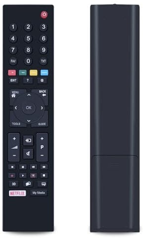 TCNOUMT Mando a distancia de repuesto adecuado para RC3214801/03 Grundig TV mando a distancia de repuesto RC3214801 03 TS1187R TS1187R-5 TP1187R-5 TS1187R-6 XPS187 RC321480103
