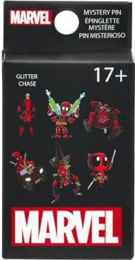Loungefly Funko - Marvel: Deadpool - Blind Box Enamel Pin - Deadpool - Blind Box Emaille-Nadeln - Niedliche Brosche Zum Sammeln - Für Rucksäcke & Taschen - Geschenkidee - Offizielle Handelswaren