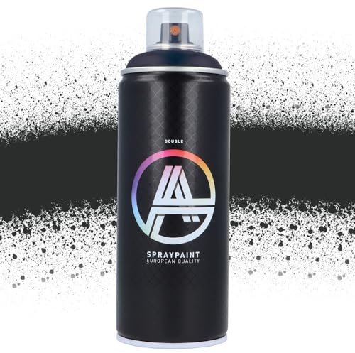 Double A Spraypaint Sprühdose 400ml Sprühfarbe Acryllack Sprühlack matt hochdeckend DIY Kunststoff Metall Möbel Deko (DA-104 Graphite)
