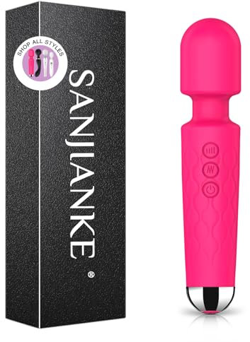 Vibration für Frauen,G Punkt Vibration für Frauen Squirten, Dildo,Sex Spielzeug für die Frau, 20 Muster 8 Geschwindigkeiten,Leise Wasserdicht,Sex Spielzeug für die Frau extrem hart (Rose Red)