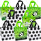 12 Stück Fußball Geschenktüte, Fußball party Geschenktüten, Fußball Mitgebsel Kindergeburtstag, PQKL-party Fußball Goodie Taschen, Fussball Geburtstag Süßigkeitstüten, für Junge Football Party Bags