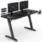SENSE7 Scrivania Nomad Cybernetic, tavolo gaming 140x60 con gancio per cuffie, porta bevande, supporto controller e superficie in fibra di carbonio, Ergonomico e ideale per il gaming