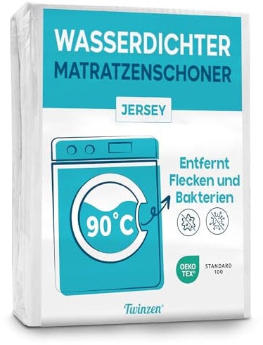 Twinzen - Matratzenschoner 70x140 cm - Wasserdicht und Atmungsaktiver Schutz - Matratzenschutz 70 x 140 cm