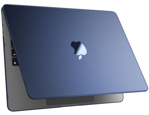 Soonjet Schutzhülle für MacBook Pro 14 Zoll (35,6 cm), M5, M4, M3, M2, M1 Pro/Max 2026–2021, Luxe Chroma, Dazzle Boldly, schützende Hartschalen-Laptophülle, Mitternachtsblau, transparent