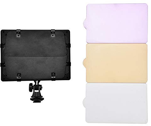 W160 Video Photography Light Lamp Panel, 6000K LED Video Light Lighting Kit, Camcorder Video Light for DSLR Camera