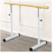 DLAZUM Stretching-Tanzstange für Pilates zu Hause, Fitness-Barre-Trainingsgerät, freistehende tragbare Ballettstange, höhenverstellbar 80–115 cm