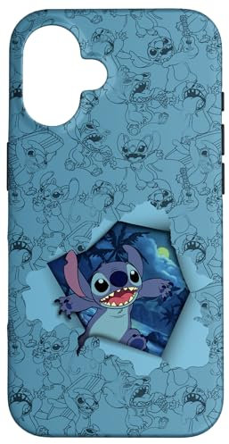 iPhone 16 Disney Lilo & Stitch Tropical Breakout featuring Angel Case