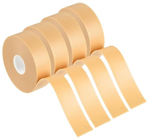 Blasenverbände, Fersenaufkleber, Blasenschutz, 4 Rollen, Silikon-Gel-Klebeband, wasserdicht, Blasenpflaster, Klebeband für Hand, Zehen, Fuß, Blasen-Prävention, Bandaids, Schwielen, zarte Flecken,