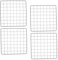 COSMEVIVI 4pcs Diy Dog Playpen Outdoor Indoor Chicken Wire Fencing Pet Enclosure Easy Assembly