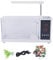 Enforose Fish Tank Aquarium, USB Multifunctional Desktop Aquarium with Clock Function LED Light for Small Fish, Shrimp, Crab