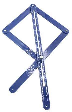 Eckwinkel-Finder, Gehrungssägen-Schräge, Winkelmesswerkzeug, zeitsparende Eckpräzision, einfache Portabilität, 45 x 22,5 cm für Holzbearbeitung