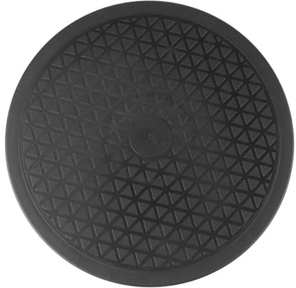 Soporte giratorio de 360 ° 10 para monitor, televisión, ubicaciones calientes, resistencia a los arañazos, colección de pantalla, negro