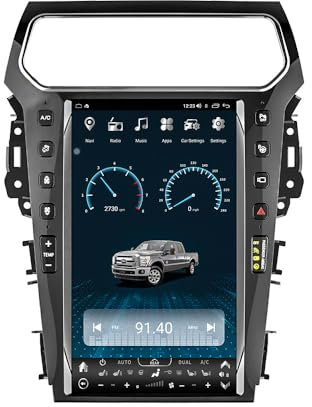 Autoradio Android 15 con navigatore satellitare per Ford Explorer (2011-2019), lettore multimediale DVD touchscreen da 13,6 pollici con Carplay wireless, autoradio GPS, navigazione FM, ricevitore BT,