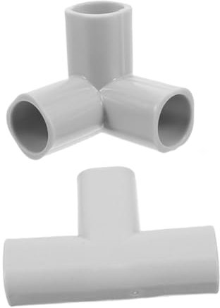 INOOMP 2stücke Laufstall-winkelstück T-förmige Eckverbindung Laufställe Laufstall-zubehör Stabilisatorverbindung Obere Eckverbindung Laufstall-verbindungsstück Möbel-winkelstück