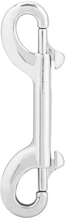 KooingTech 10cm Doppelkarabiner, Doppelendbolzen Karabinerhaken | Zum Anschließen Von Tauchzubehör an BCD, Maritimem Gebrauch, Tauchausrüstung