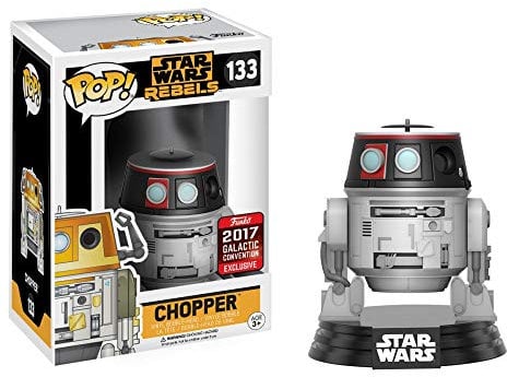 Star Wars 604331 Pop Vinyl 133 Chopper Celebration 2017 Action Figures