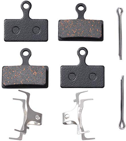 Icreopro 2 Paar Fahrrad-Bremsbeläge für Shimano Deore XT XTR SLX DBP-G02A. (mehrmetallisch, Harz, halbmetallisch, gesintertes Metall)