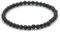 Miracles Minéraux Bracelet perle ronde 4 mm fin et discret, pierre naturelle, création artisanale française, plus de 60 choix (Obsidienne noire 4 mm)