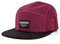 Blackskies® Port Townsend 5-Panel Cap Camp Damen Herren Baseball Mütze Kappe Surfer Skater Snapback Strapback Rot Schwarz