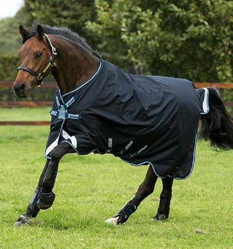 Horseware Amigo Bravo Turnout 12 Original lite Disc 100 g Navy/Turquoise Gr. wählbar (115)