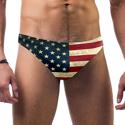 Générique Maillots de Bain Hommes, Maillots de Bain pour Hommes, Maillots de Bain pour Hommes,Drapeau américain rétro