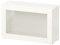 Ikea BESTÅ Regal mit Glastür, 60 x 22 x 38 cm, Weiß/Sindvik Weiß, Klarglas
