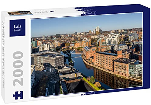 Lais Jigsaw Puzzle Leeds city centre skyline Dock and waterfront properties 2000 pieces