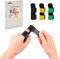supregear Fingerschiene, 3er-Pack Verstellbare Triggerfinger-Schiene mit Abnehmbarem Aluminiumbügel Wiederverwendbare Fingerschiene für Zeige-/Mittel-/Ring-/Zwinkelfinger in Schwarz, Grün und Gelb