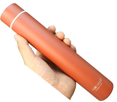 Vaso Térmico 250ml en Acero Inoxidable 304 – Botella Slim con Doble Pared y Revestimiento en Polvo Antideslizante y Resistente a Arañazos – Portátil, Sin Fugas (Rojo)