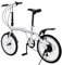 DIFU 20 Zoll 6 Gang Faltrad Klappfahrrad Erwachsene Weiß Fahrrad, Doppel-V-Bremse Faltrad Klapprad Karbonstahl Klappbar Fahrräder Bicycle Bike Bis 90KG, Höhenverstellbar