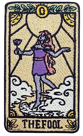 Finally Home Patch zum Aufbügeln - The Fool Tarotkarte | Astrologie Patches, Tarot Karten Bügelbild, Sternzeichen Flicken, Mädchen Aufnäher