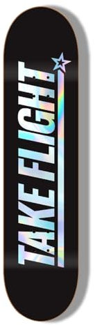 A Plus Collectibles Take Flight Skateboard-Deck (Astro Glow, 8.375)