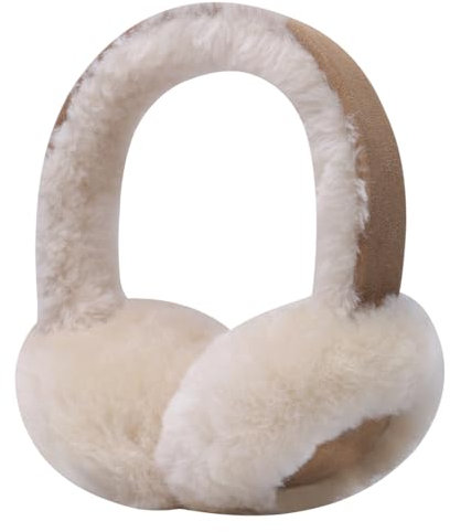 Harssidanzar Classic Winter Ohrenschützer für Männer Frauen,HU301EU, Kamel