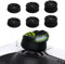PlayVital Capuchon pour ps5 Manette Protection Stick Analog pour ps5 Edge,Joystick Grips Caps pour Xbox One/Core/Elite Series 2/Switch Pro,Hurricane Thumbstick Cover pour ps4 Controller-Noir,3 Paires