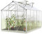 GFP Serre de Jardin Jasmin 5 Structure en Aluminium 192 x 317 cm Panneaux en Polycarbonate - avec Cadre de Fondation et ouvre-fenêtre Automatique