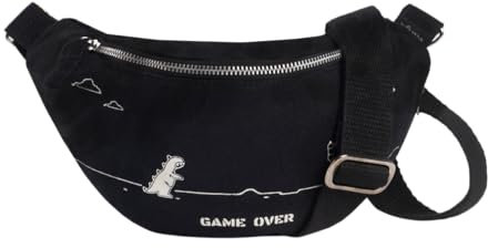 Ecoright Bauchtasche Damen, Canvas Crossbody Bag Damen, Gürteltasche Damen Für Wandern, Laufen, Sport, Reisen