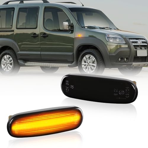 POPMOTORZ LED Blinker Seitenblinker mit Canbus Fehlerfrei 2835 SMD für F-iat Doblo Fiorino Grande Punto Idea Linea Multipla Panda Punto EVO QUBO, 2 Stücke