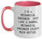 Taza de café divertida de ingeniero mecánico, soy un ingeniero mecánico. Como un ingeniero mecánico normal, excepto mucho más caliente. Regalo único de cumpleaños para hombres, mujeres, amigos,